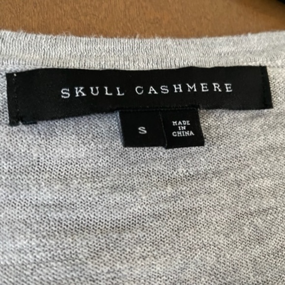 Skull Cashmere Aya V Neck Knit Sweater - Picture 3 of 11